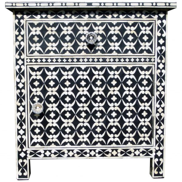 Malawi Bone Inlay Bedside
