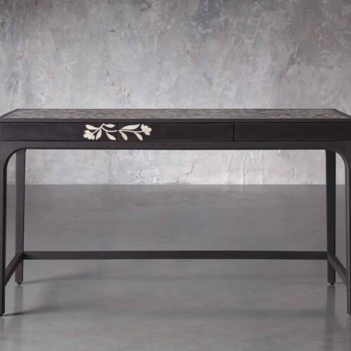 Bone Inlay Office Desk