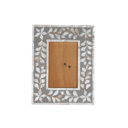 Floral Mother of Pearl Inlay Photo Frame