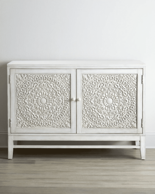 Handcarved Trisha Cabinet