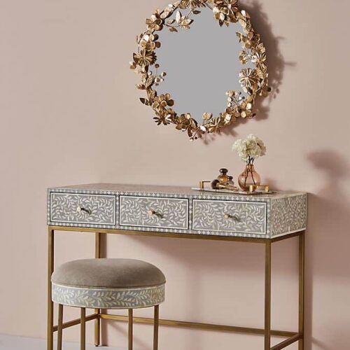 Bone Inlay Vanity Combo in Grey