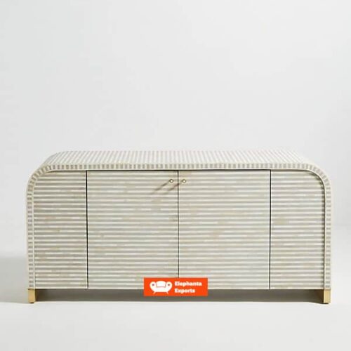 Waterfall Bone Inlay Sideboard / Buffet