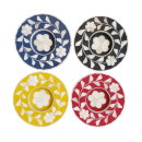 Bone Inlay Tea Light Holders - Set of 4